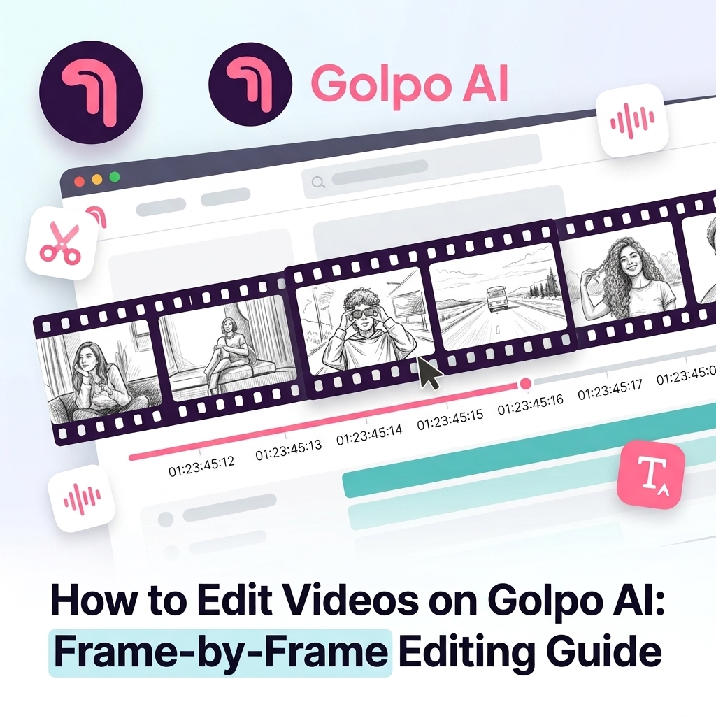 Golpo AI frame-by-frame video editor for refining generated visuals