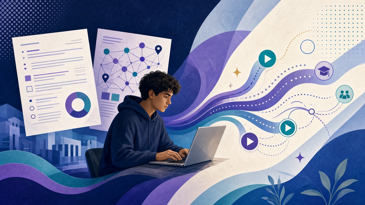 A college degree audit and registration hold map becoming student-service videos